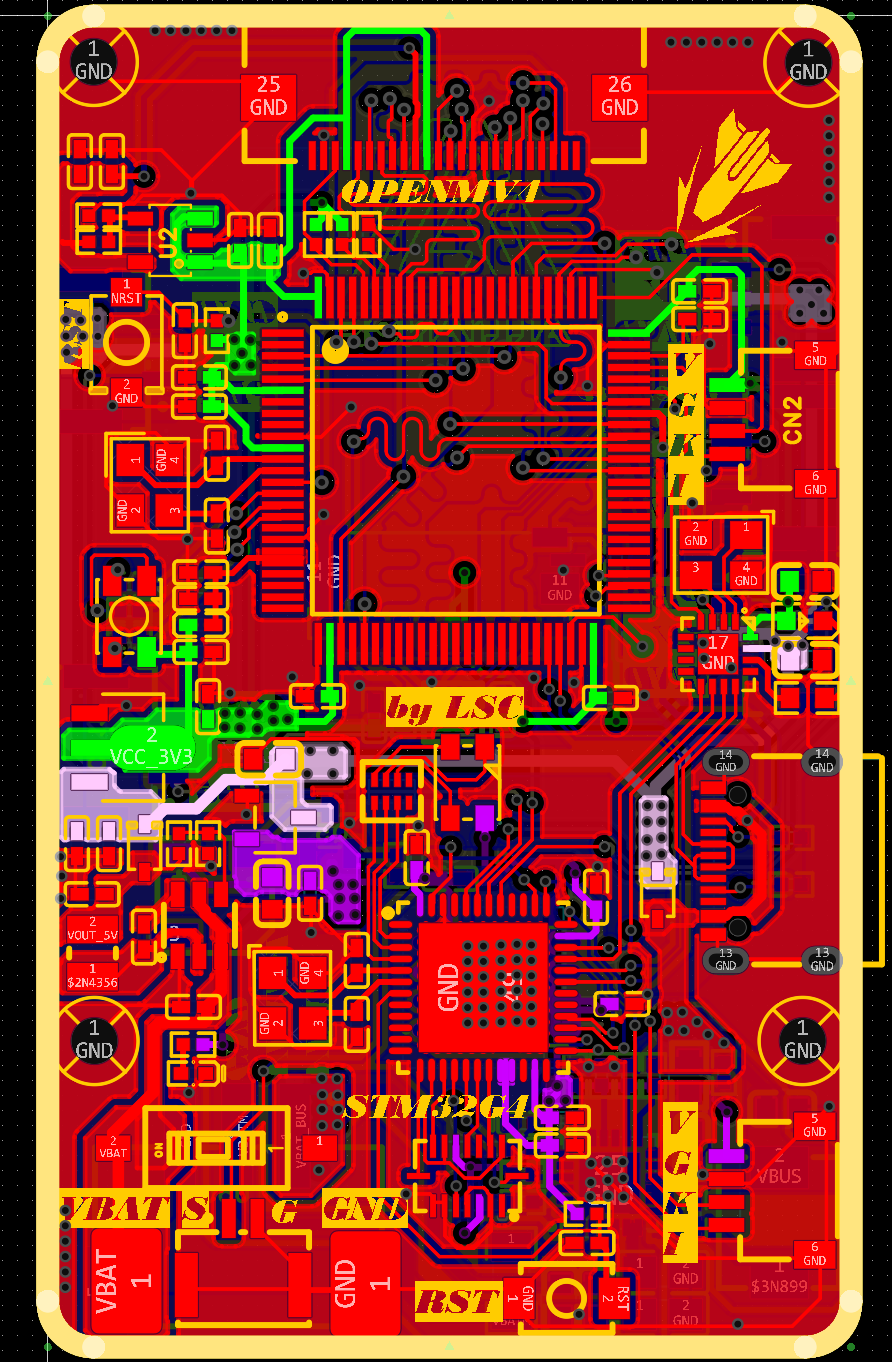 制导镖主控的多轮迭代：从 OpenMV 小板到 H7 + G431 六层方案
