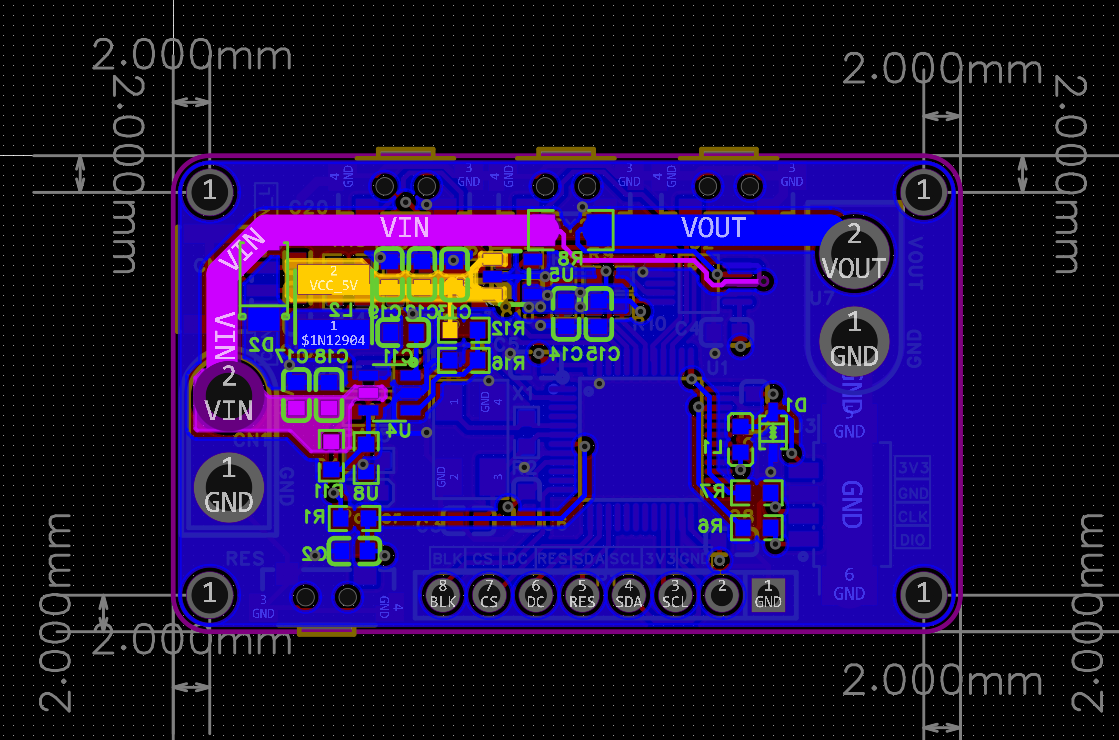 功率计 V1 PCB：需要重新审视大电流路径与连接器方向